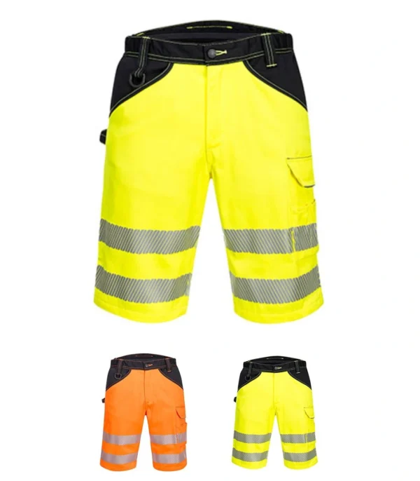 PW348 Portwest PW3 Hi-Vis Shorts